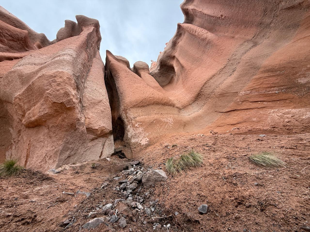 Reddish landscape at Piedras Coloradas